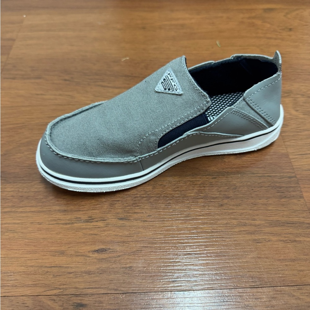 Columbia Kids Bahama PFG Casual Leather Canvas Omni-Grip Shoes